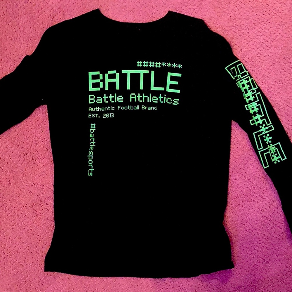 Battle long sleeve football shirt
